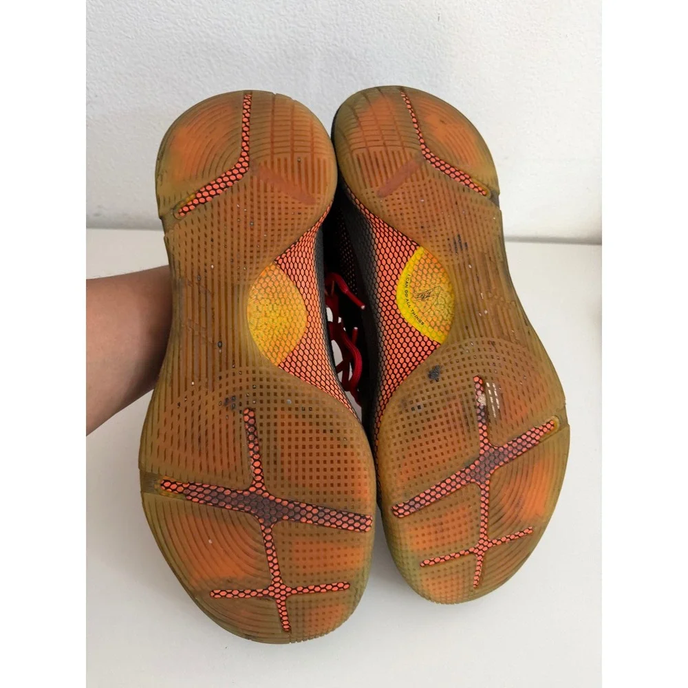 Under Armour Curry 6 Fox Theater Black Orange Mens Basketball Shoes - Picture 4 of 8